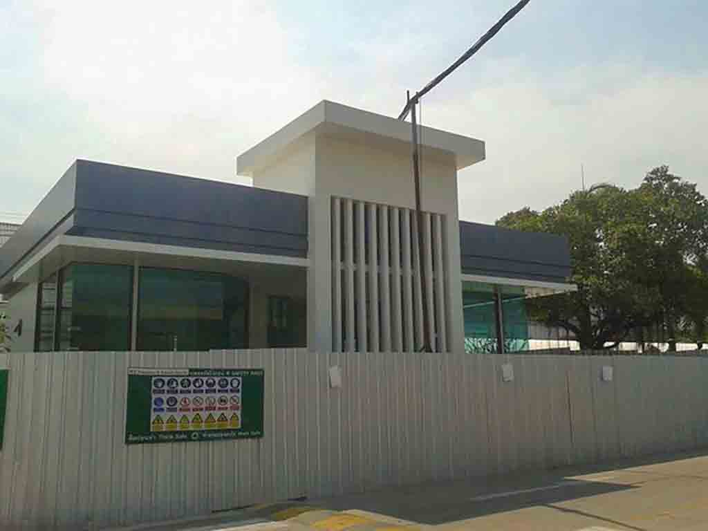 สำนักงานโชว์รูม ขอบหลังคาคอมโพสิต